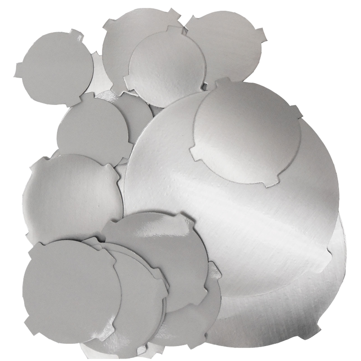 Revestimientos de inducción de una pieza con lengüetas para PE/PP – Paquete de 500 - 32,3mm