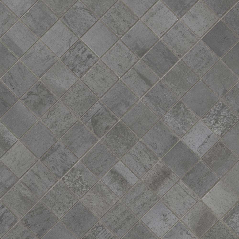 Oxide Magnetite 12"x12" Matte Porcelain Mosaic Tile - MSI Collection