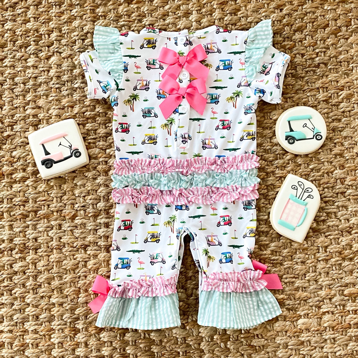 The Palms Girls Golf Romper