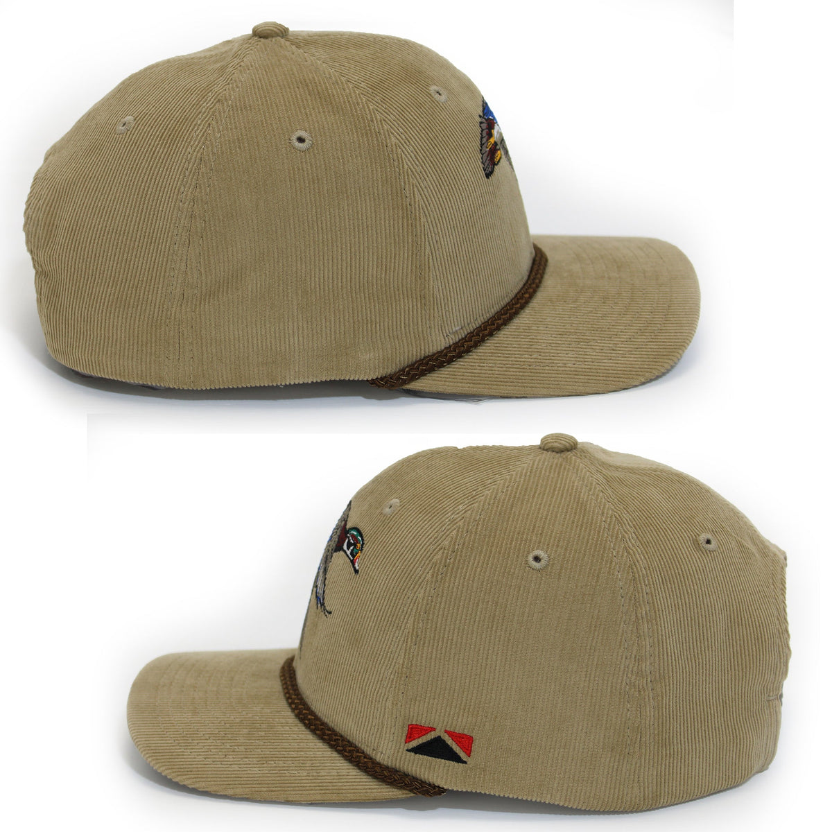 Gorra de rendimiento de 6 paneles de pana Wood Duck