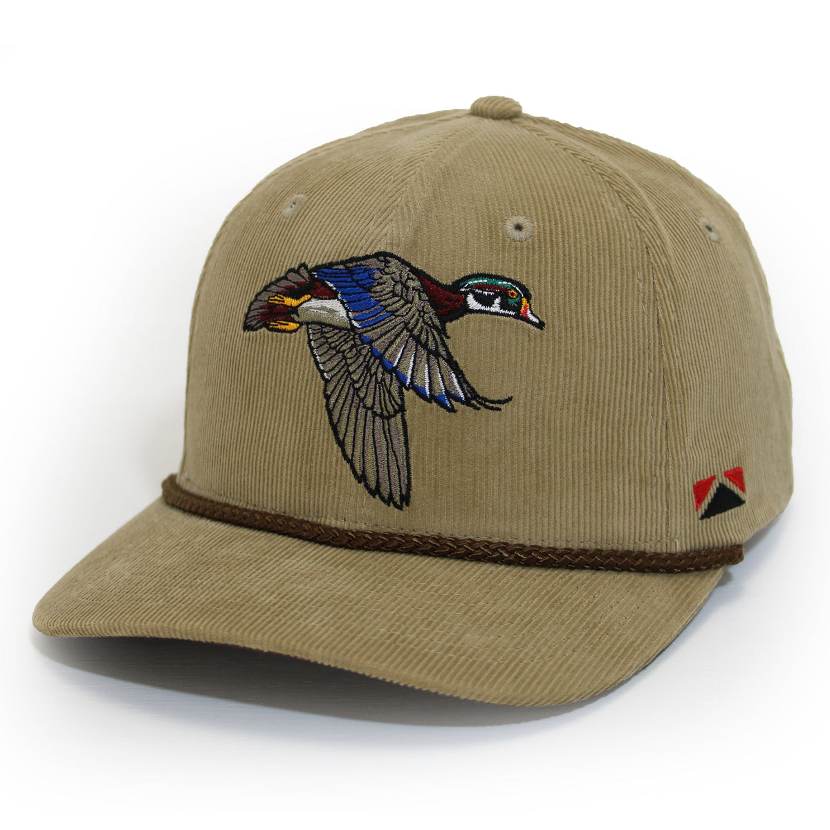 Gorra de rendimiento de 6 paneles de pana Wood Duck