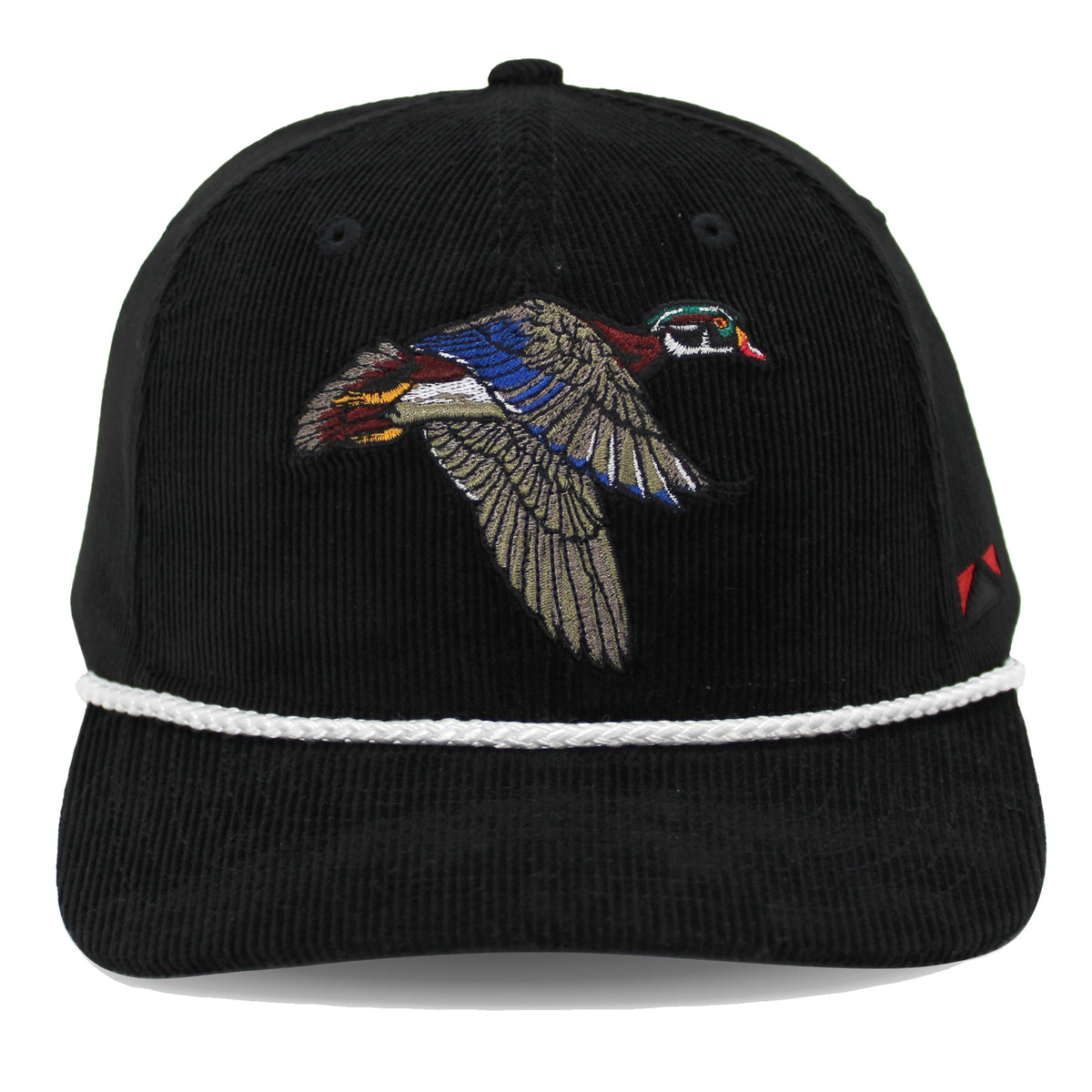 Gorra de rendimiento de 6 paneles de pana Wood Duck