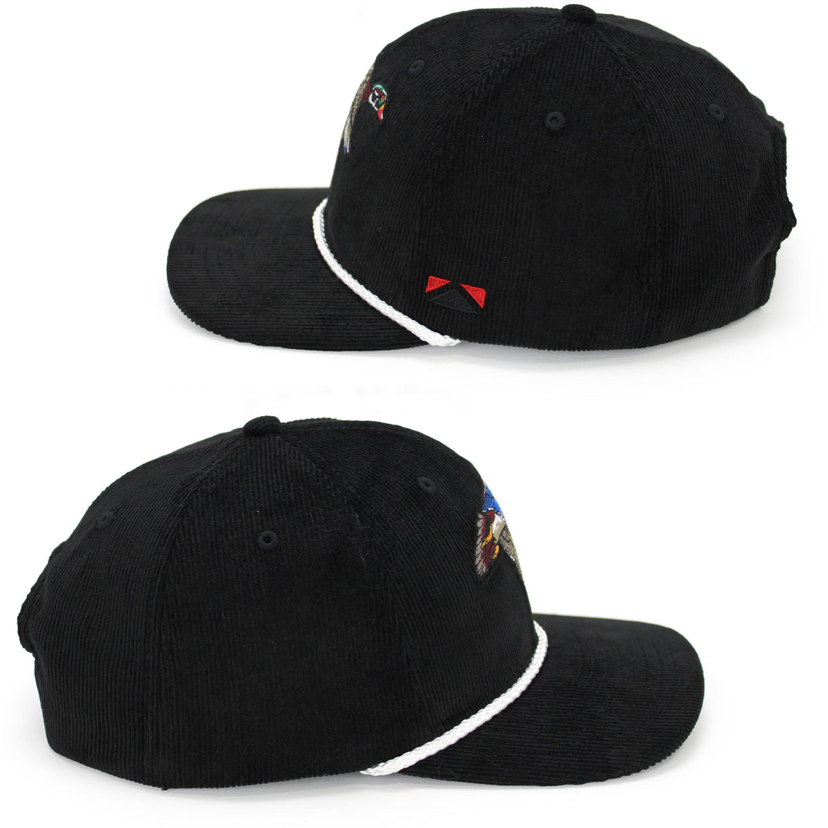 Gorra de rendimiento de 6 paneles de pana Wood Duck