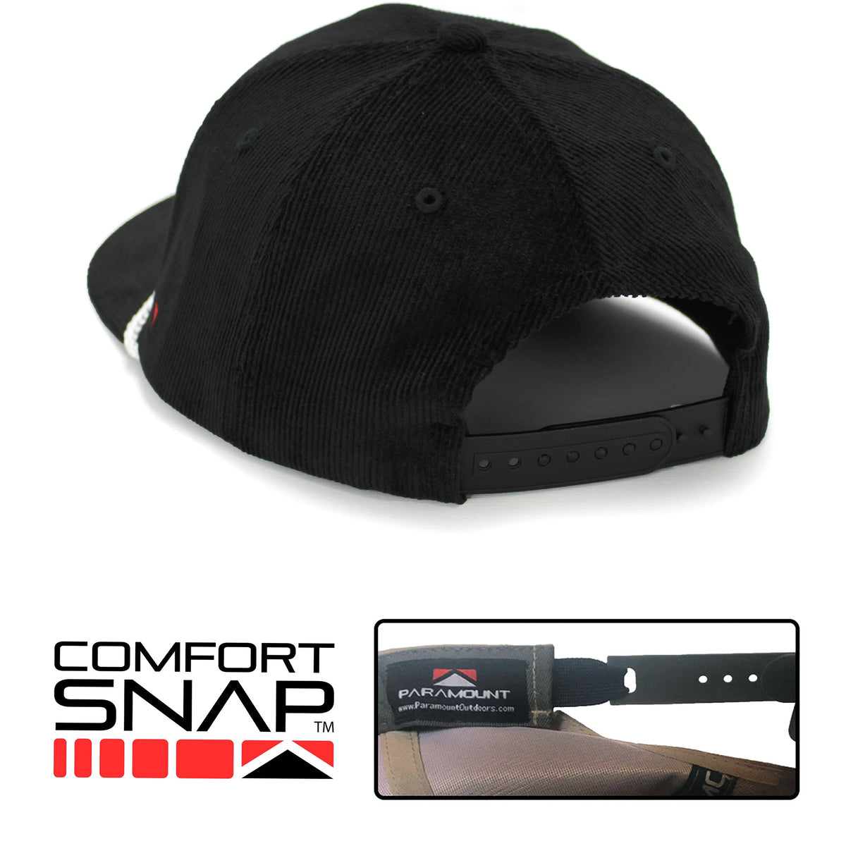 Gorra de rendimiento de 6 paneles de pana Wood Duck