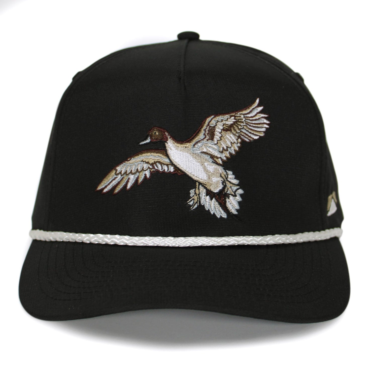 Gorra de cuerda de rendimiento Pintail negra