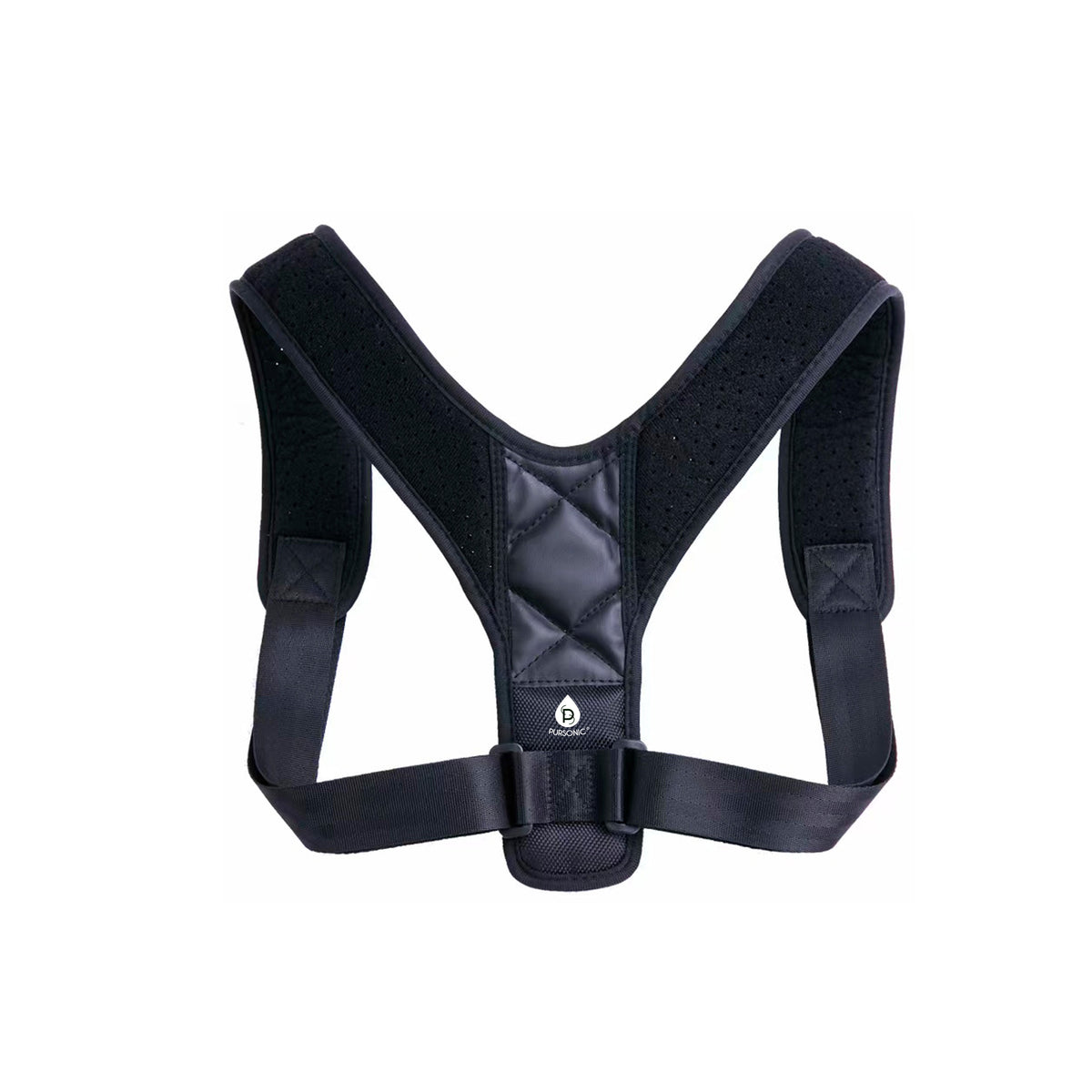 Corrector de postura ajustable para la parte superior de la espalda, cuello y clavícula. 