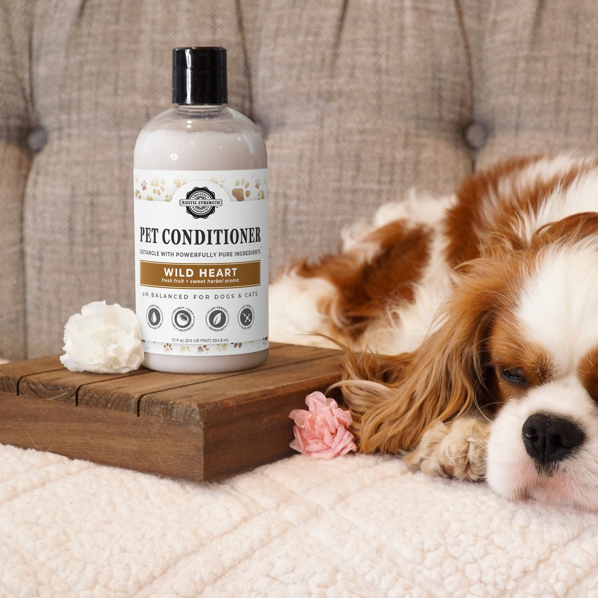 Acondicionador para mascotas | Desenredante y suavizante | Wild Heart 