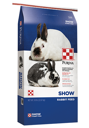 Alimento para conejos Purina® Show – Dieta 100 % completa en pellets (22.68 kg)
