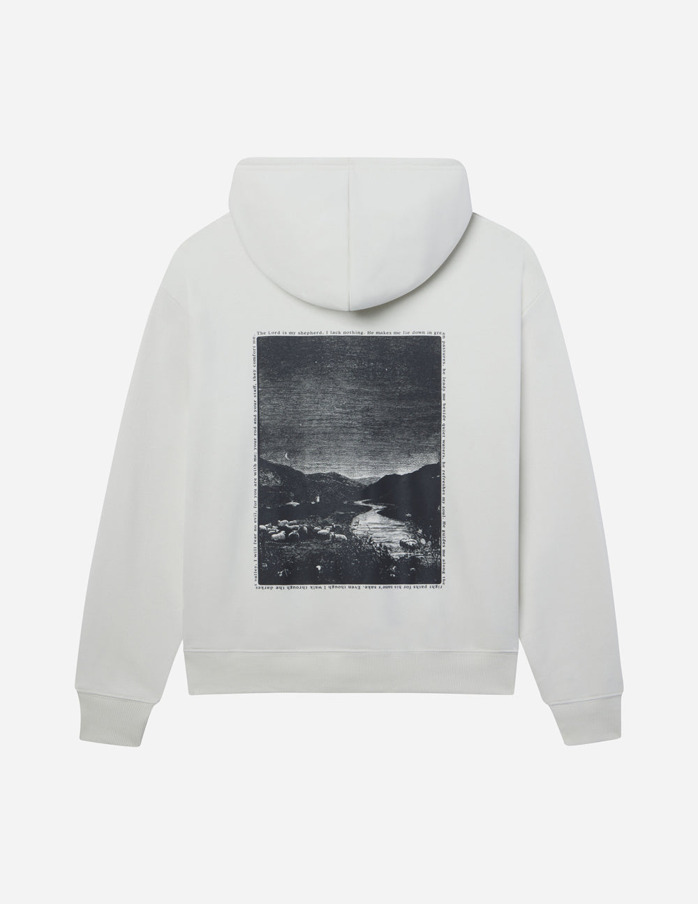 Sudadera unisex con capucha del Salmo 23