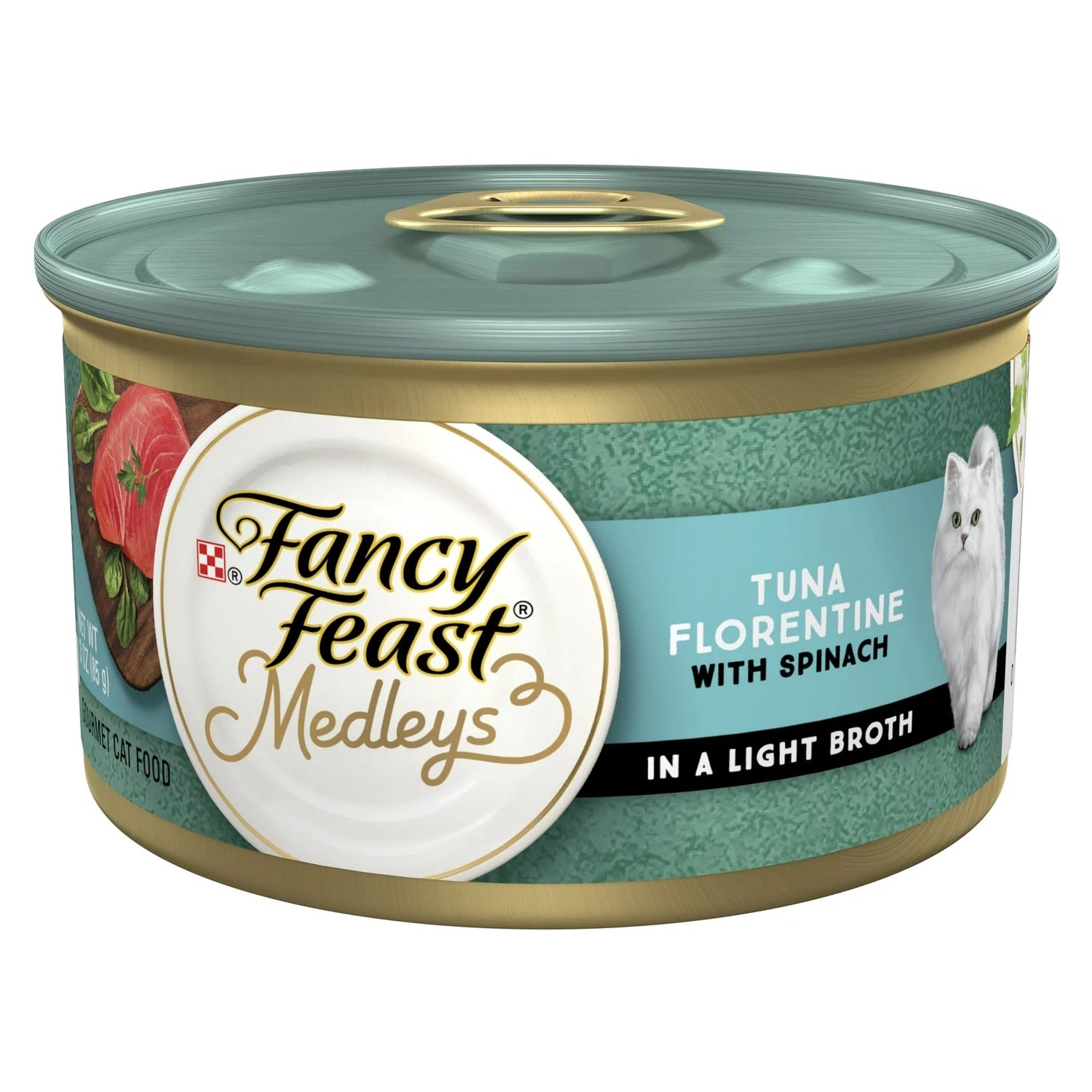 Alimento húmedo para gatos Fancy Feast Medleys Tuna Florentine (3 oz)