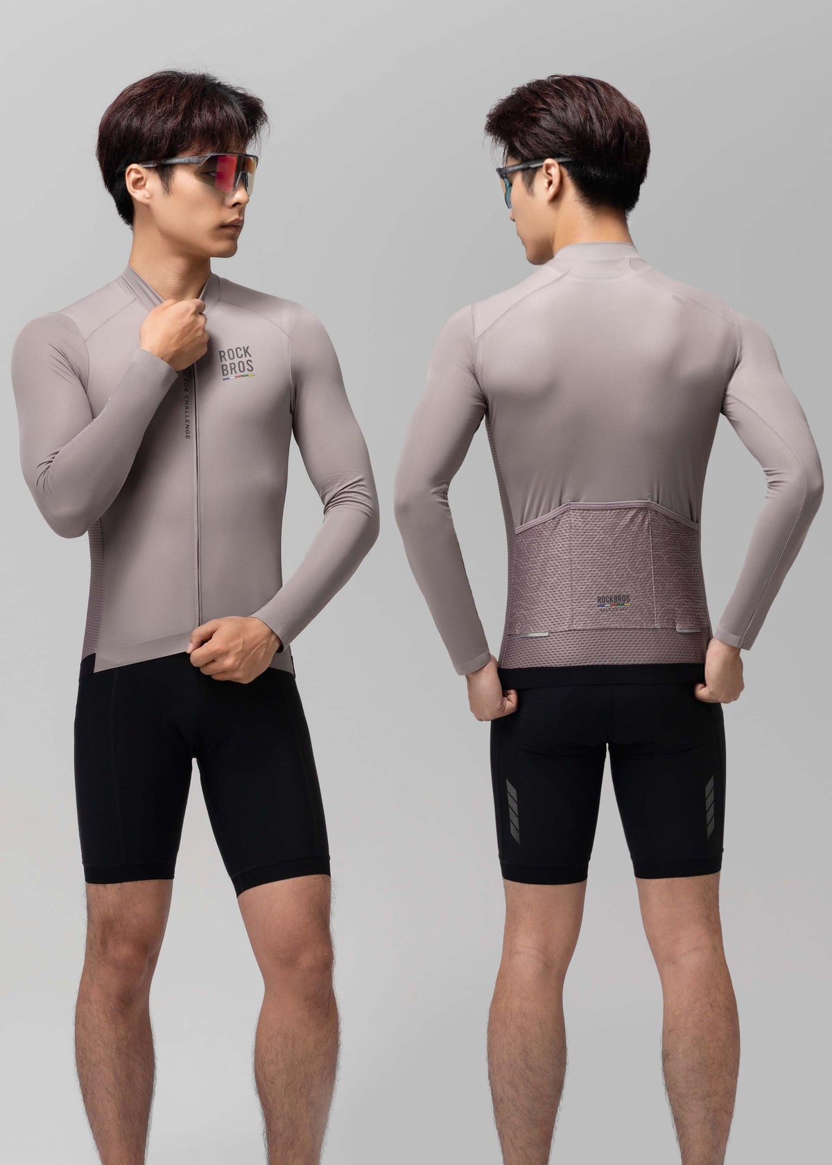 Maillot ciclista de manga larga Road to Sky Pro para hombre | ROCKBROS