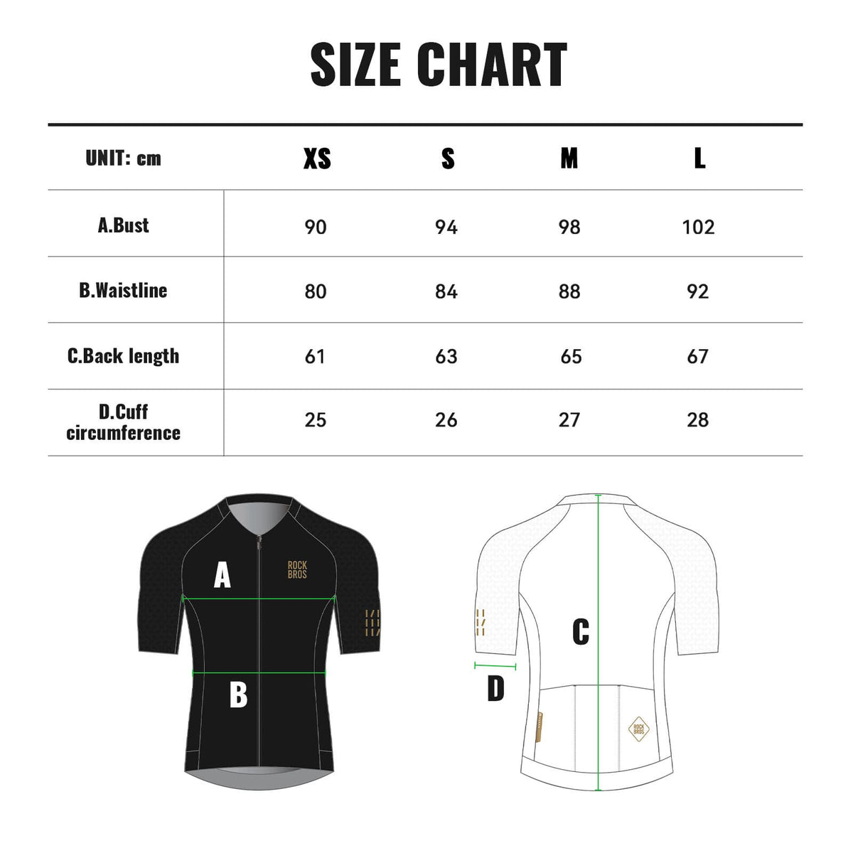 Maillot ciclista de manga corta ROCKBROS para hombre con estampado de rombos