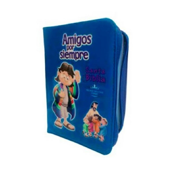 BIBLIA AMIGOS POR SIEMPRE CIERRE AZUL