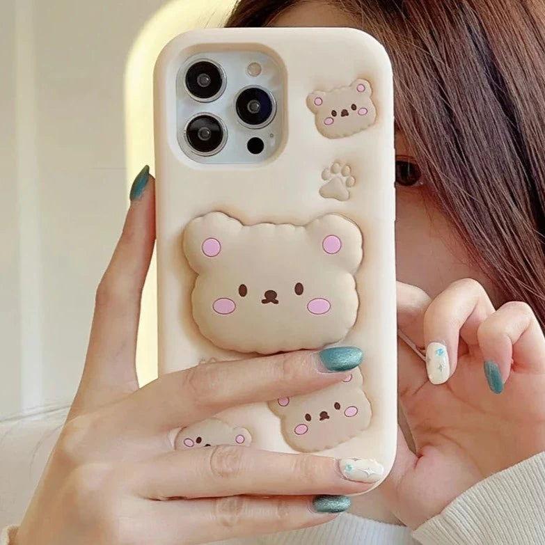 Funda para iPhone con diseño de oso