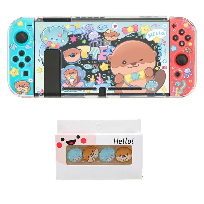 Funda Kawaii Otter para Nintendo Switch
