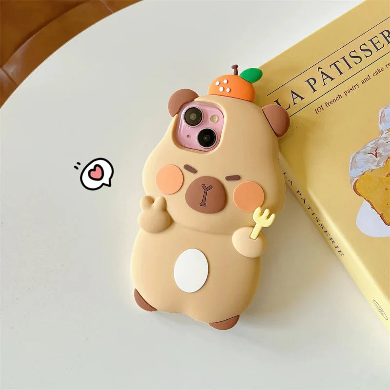 Kawaii Capybara iPhone Case