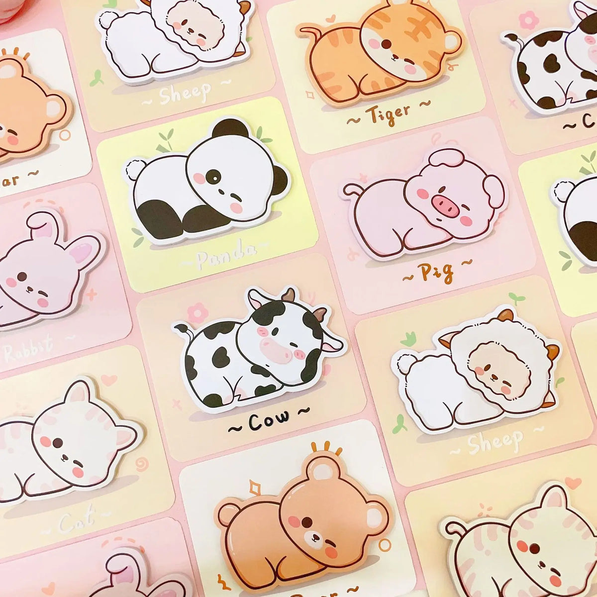 Bloc de notas con adorables animales