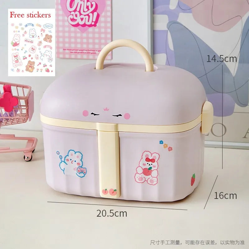 Pastel Hair Accessory Organizer Boxes