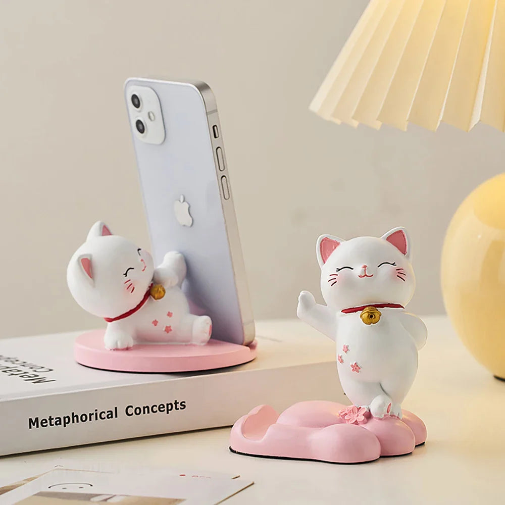 Soportes para teléfono con forma de gato Sakura