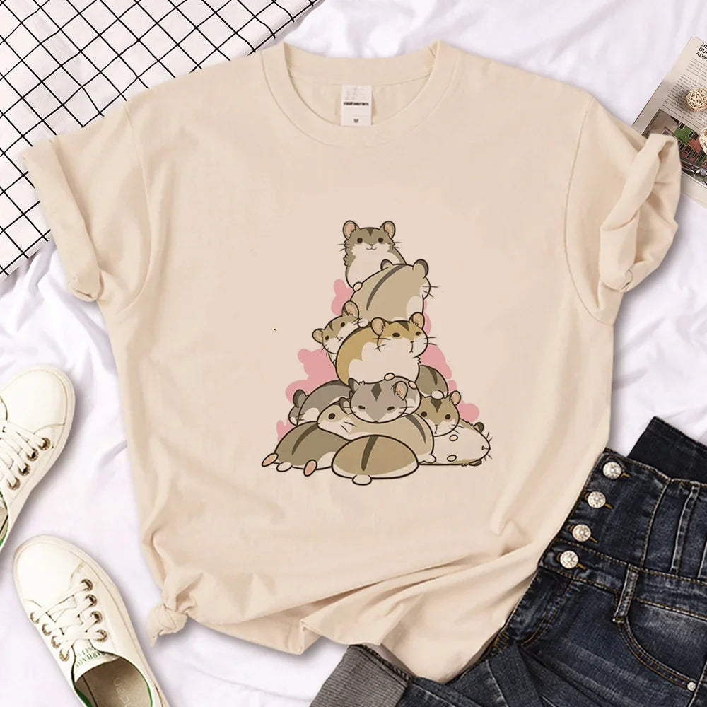 Camisetas lindas de hámster