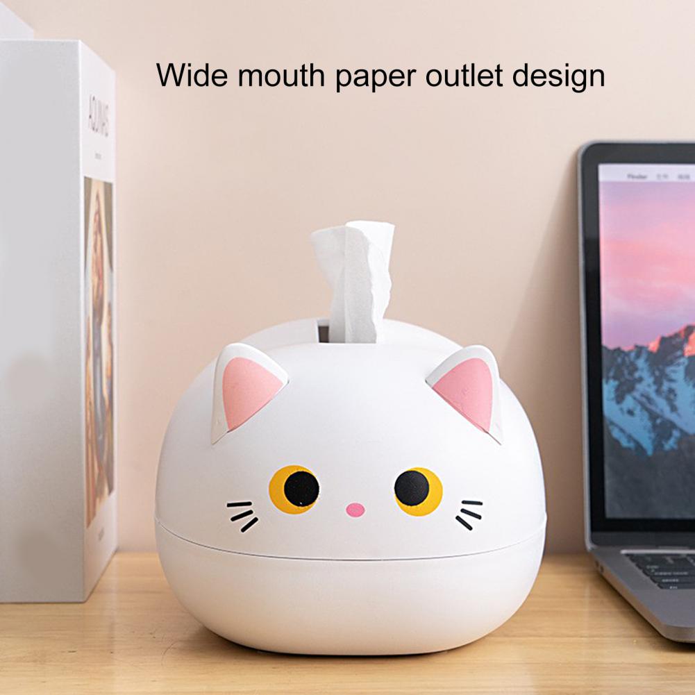 Caja de pañuelos con forma de gato Neko