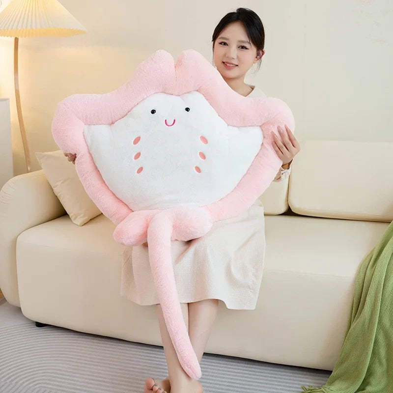Peluche de manta raya kawaii