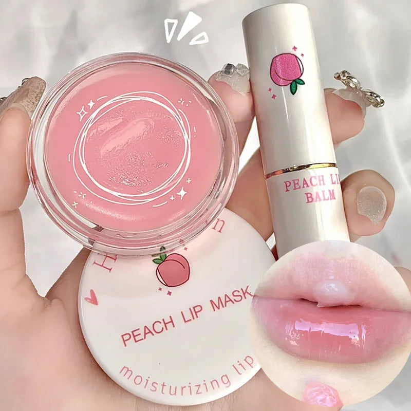 Kit de mascarilla hidratante para labios y bálsamo labial