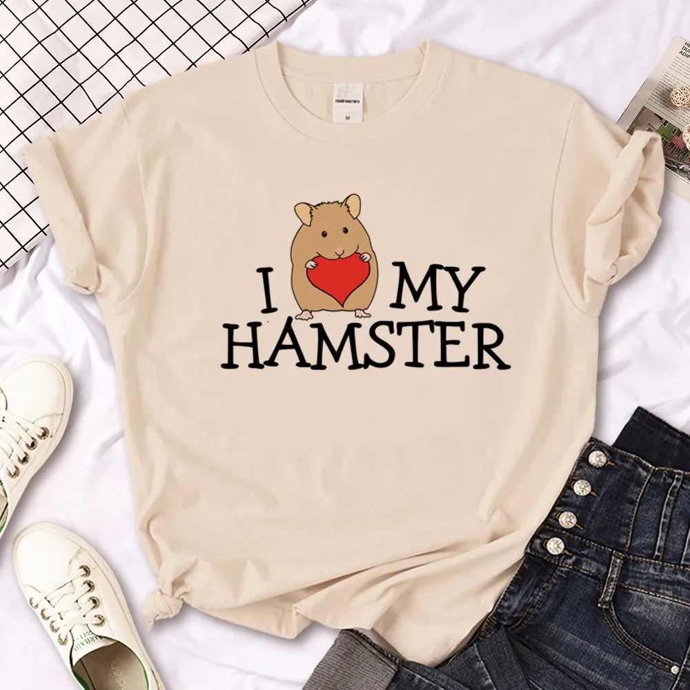 Camisetas lindas de hámster