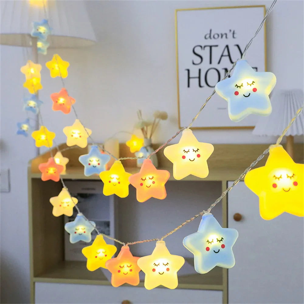 Luces LED de cadena Happy Stars