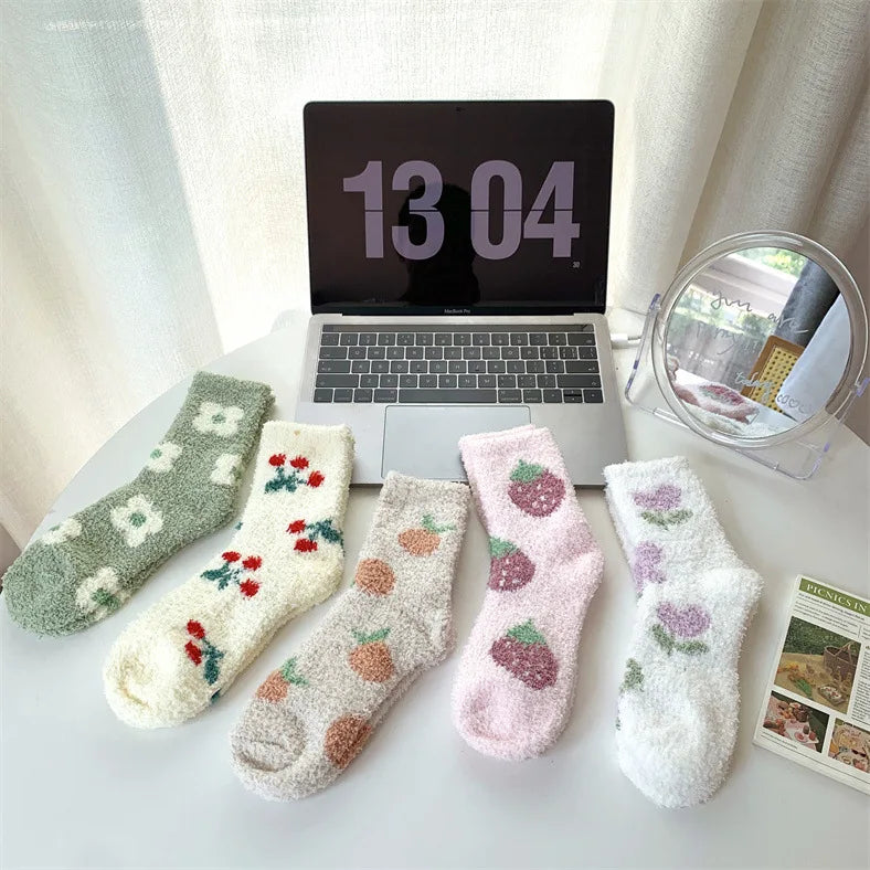 Soft Plush Sleeping Socks