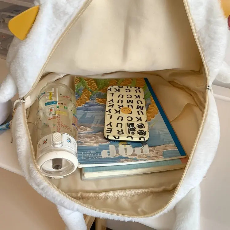Bolsa de mano con cara de cordero