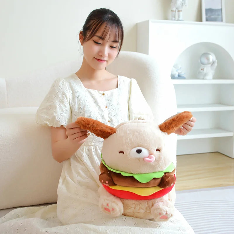 Peluche de cachorro hamburguesa