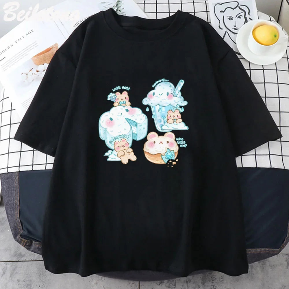 Camiseta Nubes y Osos