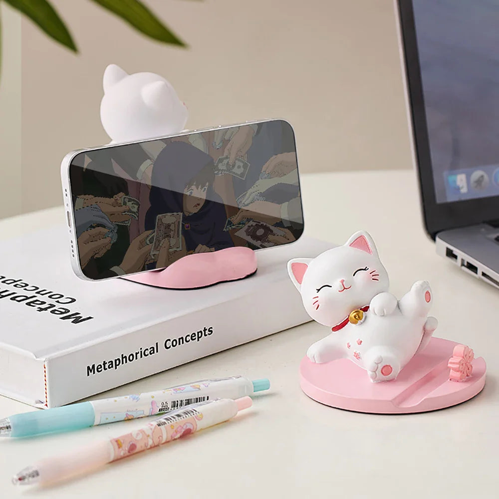 Soportes para teléfono con forma de gato Sakura