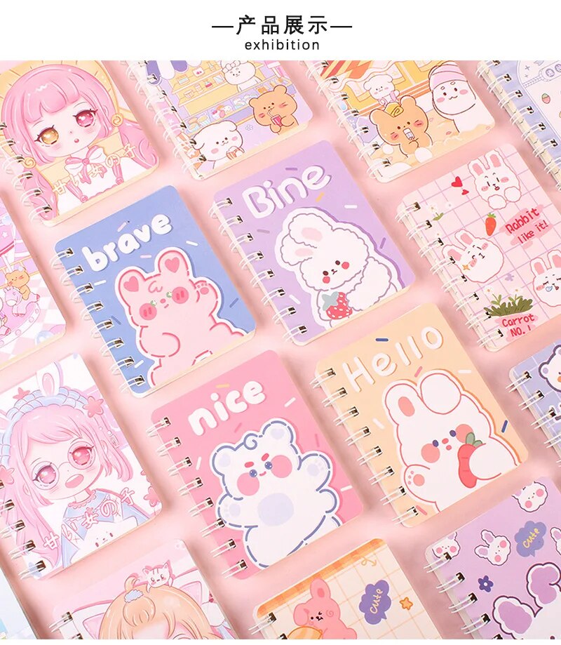 Lindos cuadernos espirales de animales