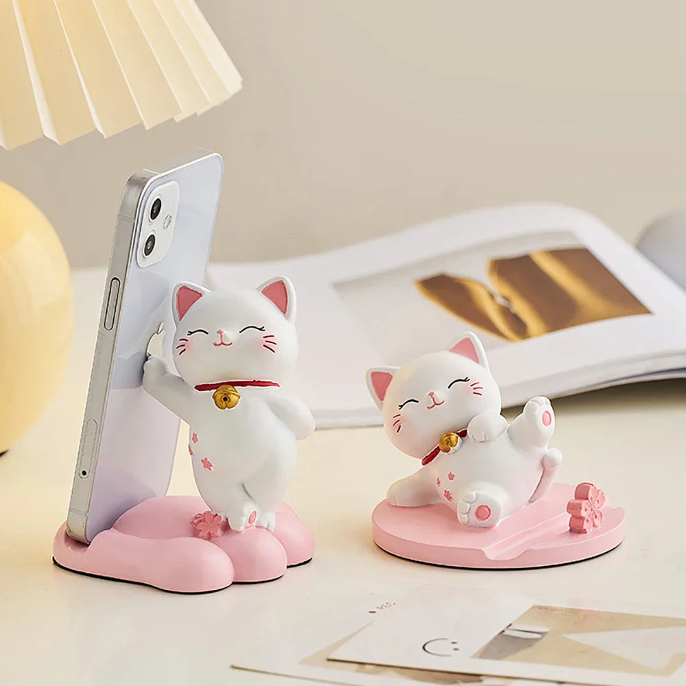 Soportes para teléfono con forma de gato Sakura