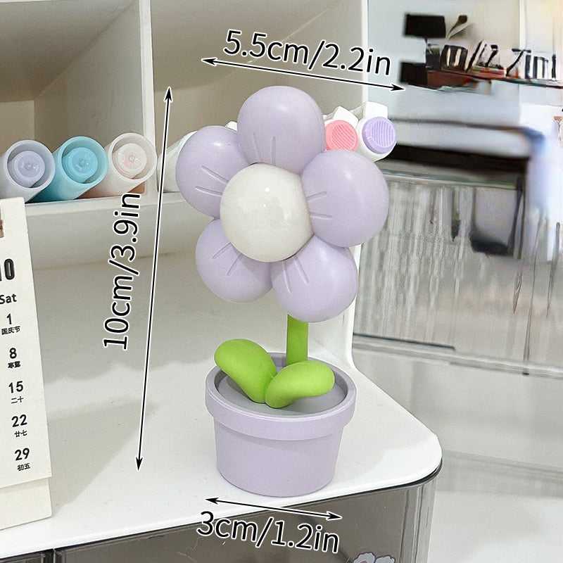 Luces nocturnas de flores burbujeantes