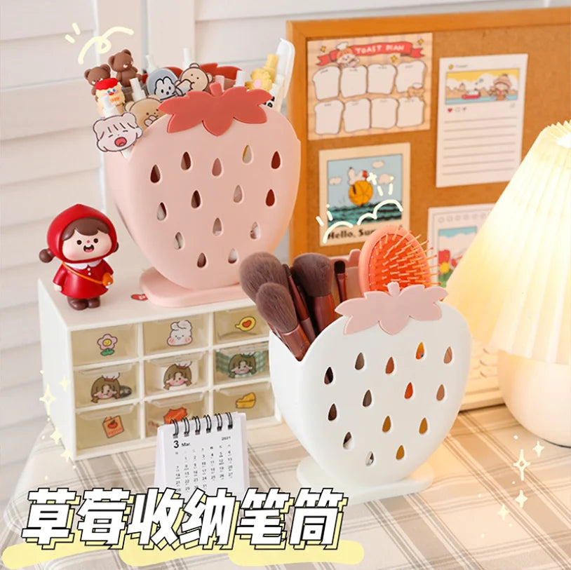 Strawberry Pen Holder