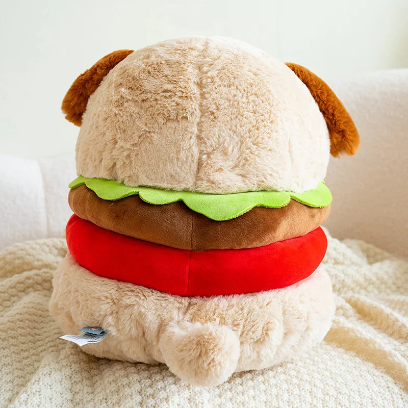 Peluche de cachorro hamburguesa