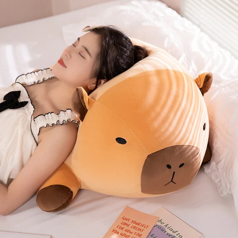 Almohadas de peluche de capibara kawaii