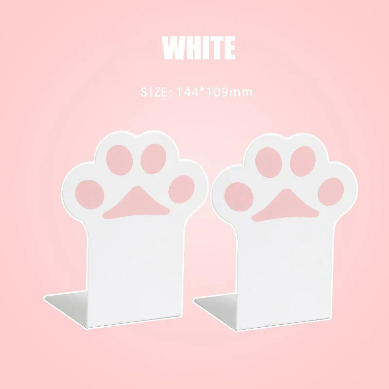 Sujetalibros con forma de pata de gato kawaii