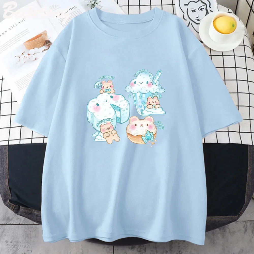 Camiseta Nubes y Osos