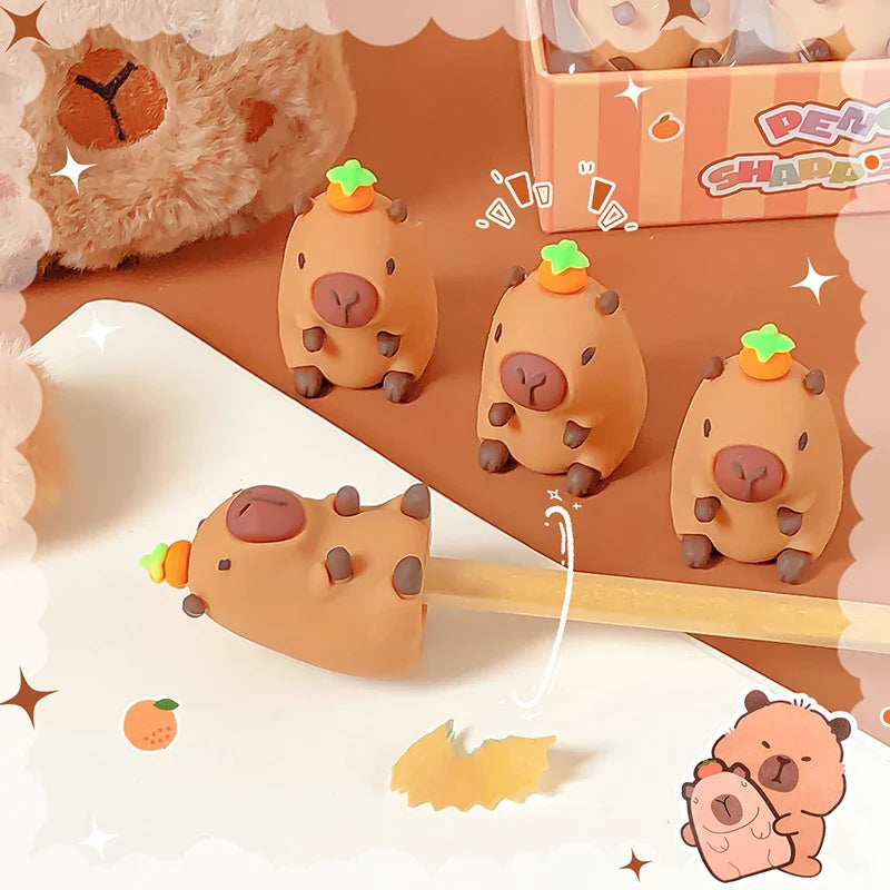 Sacapuntas de carpincho kawaii