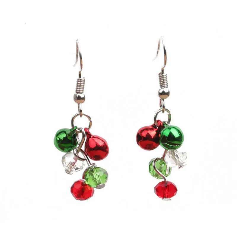 Pendientes colgantes navideños