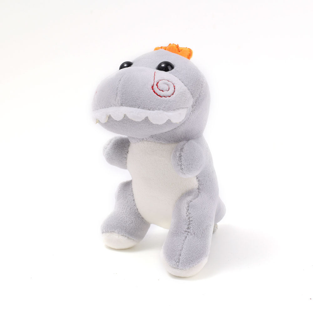 Llavero de dinosaurio de peluche