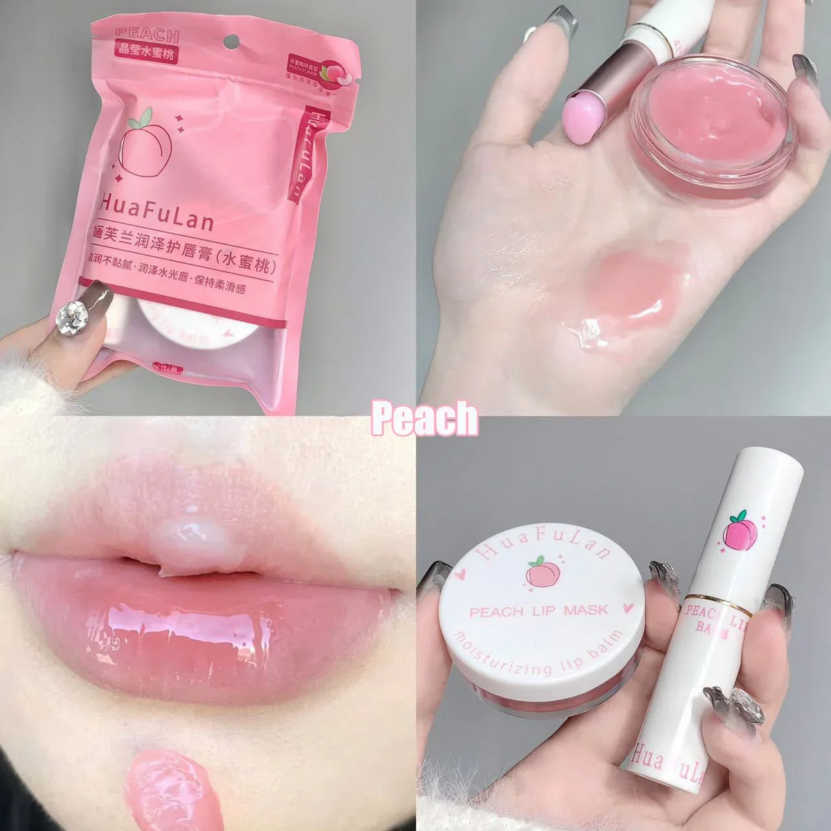 Kit de mascarilla hidratante para labios y bálsamo labial