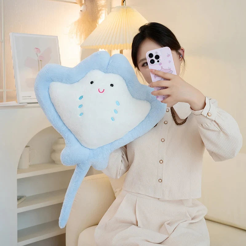 Peluche de manta raya kawaii