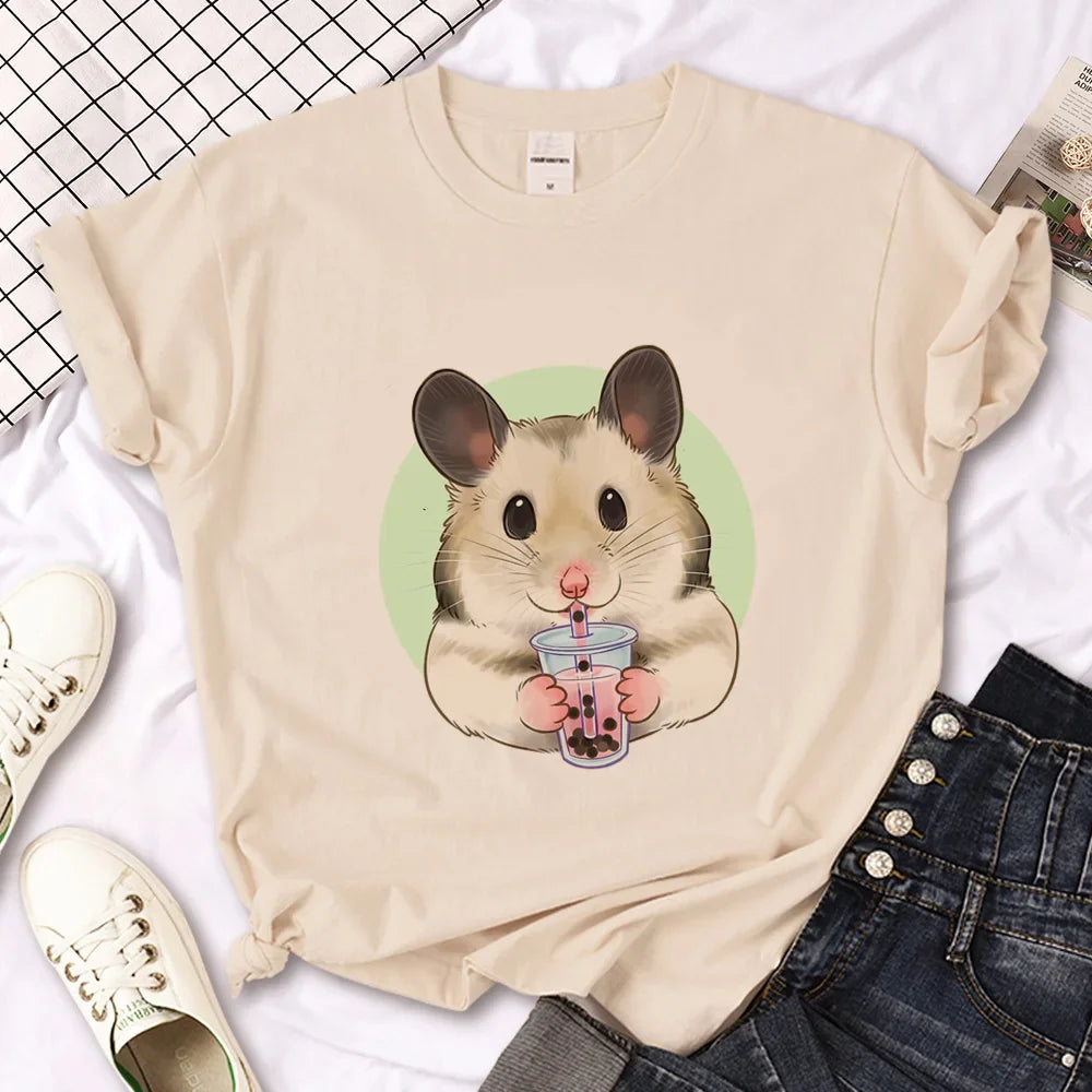 Camisetas lindas de hámster