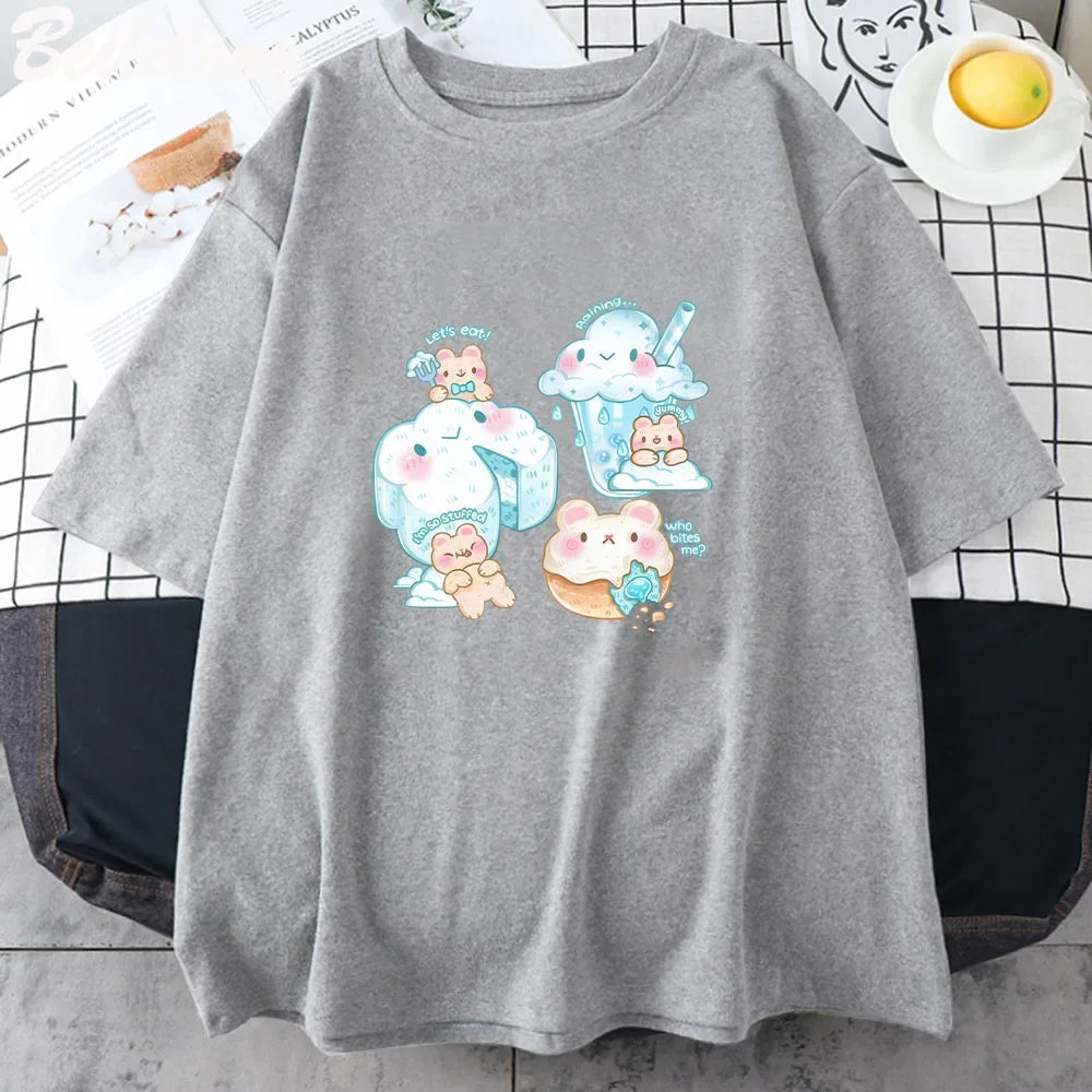 Camiseta Nubes y Osos