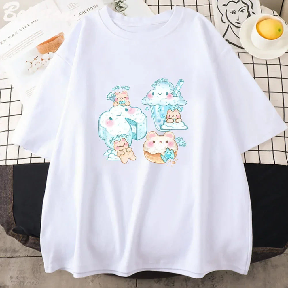 Camiseta Nubes y Osos